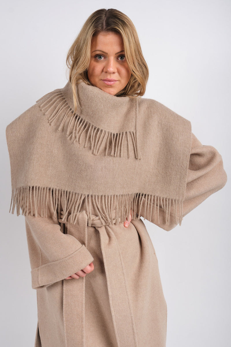 turtla, hals, ull, brun, by malene birger