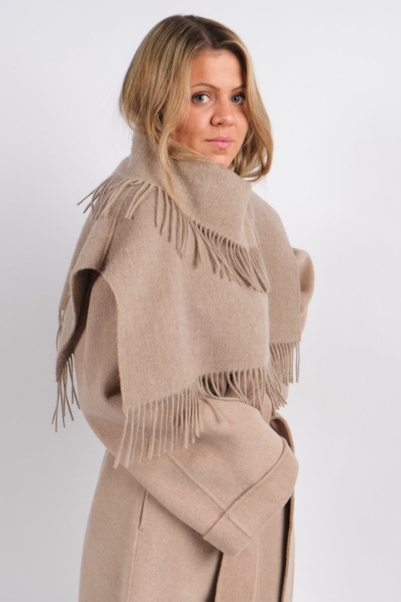 turtla, hals, ull, brun, by malene birger
