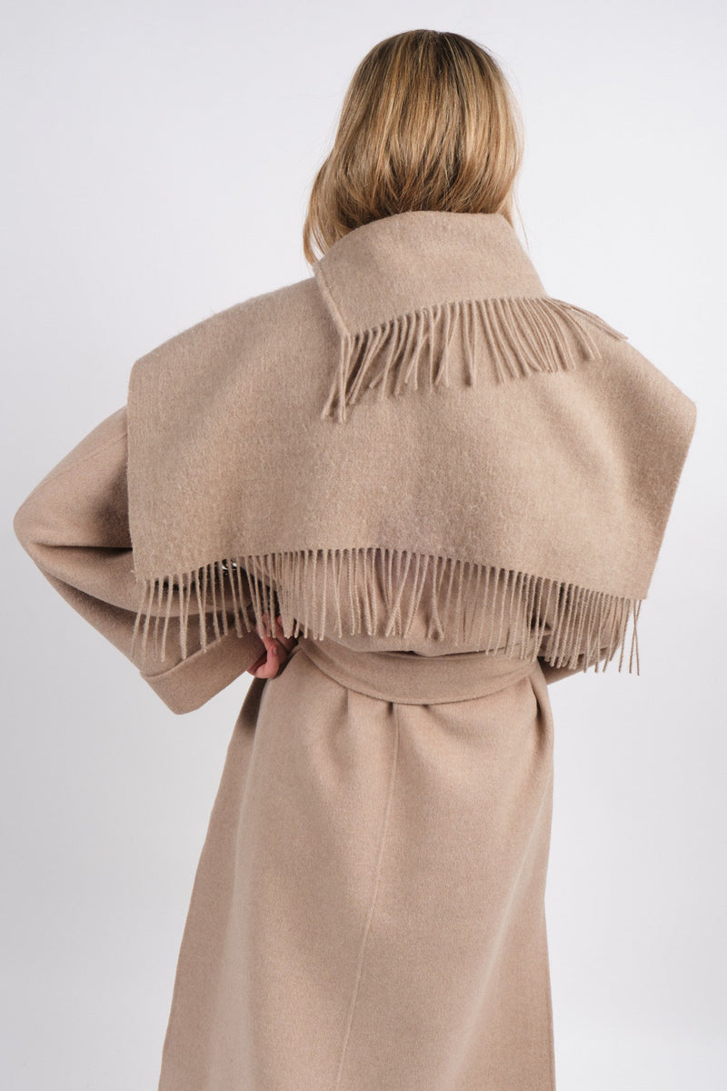 turtla, hals, ull, brun, by malene birger