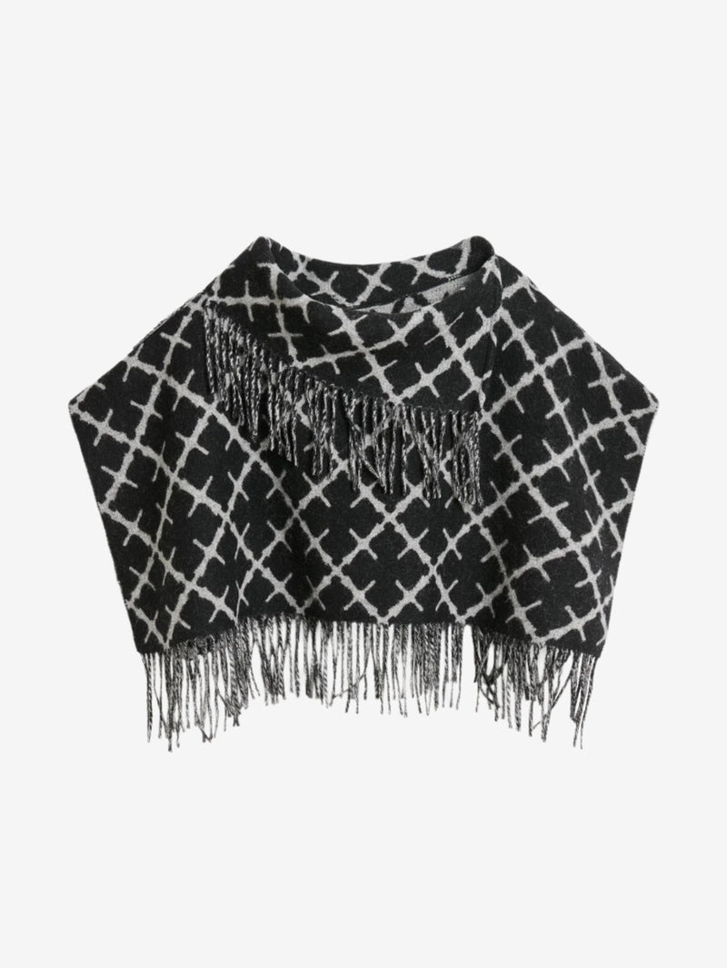 turtlos, hals, ull, kashmir, sort, by malene birger