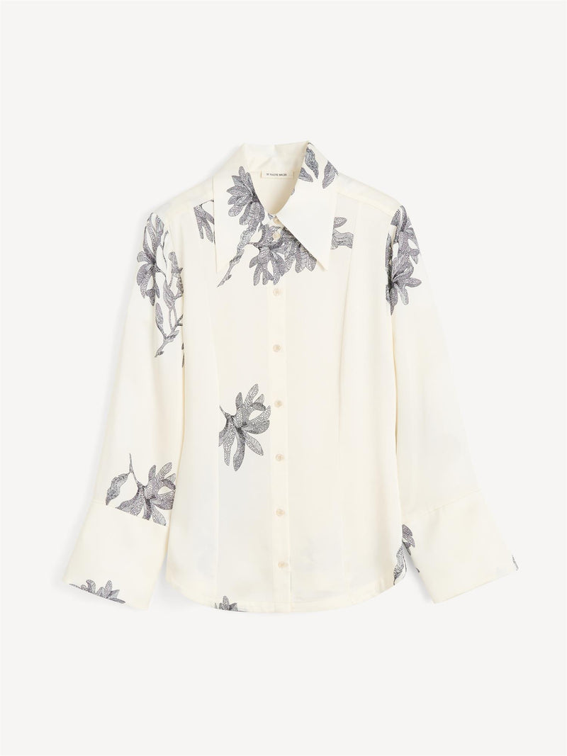 ROSIANNAS Skjorte bluse med blomster Mønster