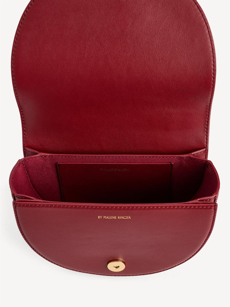 CEBELLI Liten veske med hank Burgunder