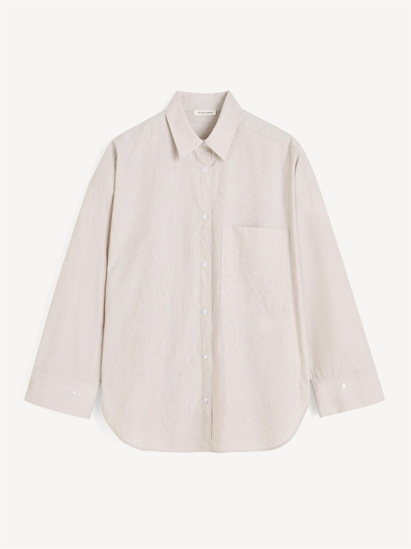 DERRIS Bomullsskjorte Beige