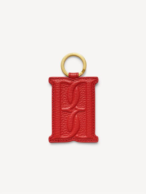 manoo key, nøkkelring, rød, kuskinn, by malene birger