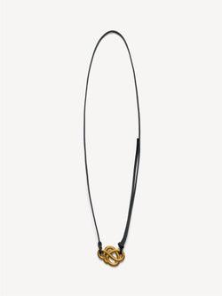 SALLON Belte med Swirl motiv Sort