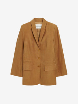 PORTER Cupro Blazer Brun