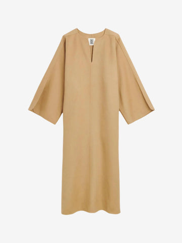CAIS Kjole i 100% ull Beige