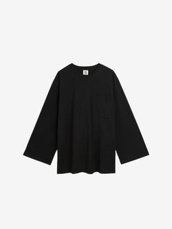 FAYEH Oversized Langermet t-skjorte Sort